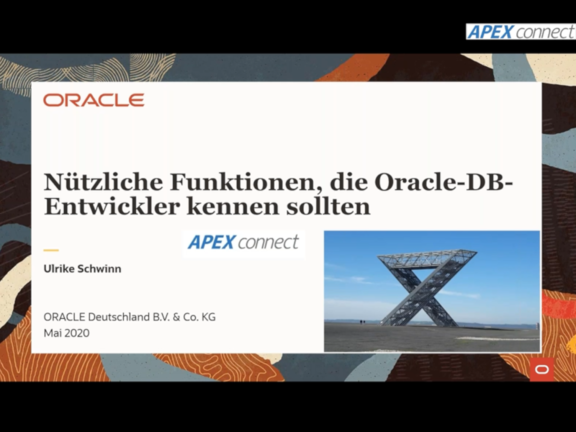 DOAG News APEXCON Schwinn