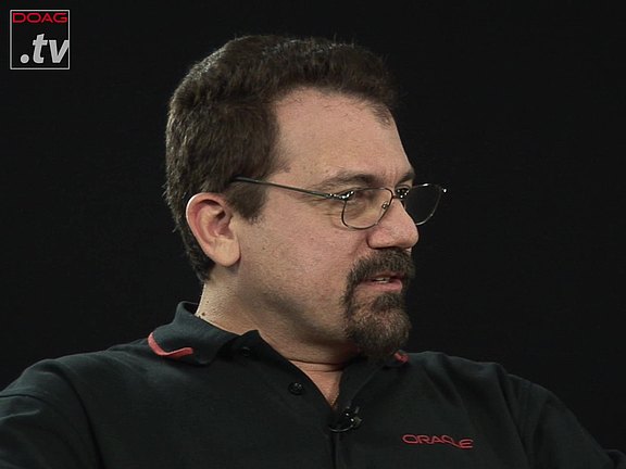 Michael Ferrante 4 zu3 web Michael Ferrante, Oracle Principle Product Manager, im DOAG.tv-Interview am 20. November 2019 in Nürnberg.