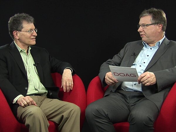 Andrew Mendelsohn und Christian Trieb im Gespräch bei DOAG.tv 2019.