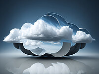 Künstlerisches Wolken-Foto