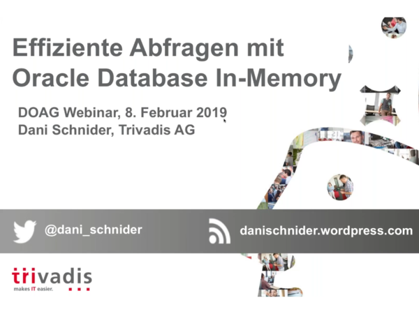 2019 02 08 Webinar Database In Memory Dani Schnider