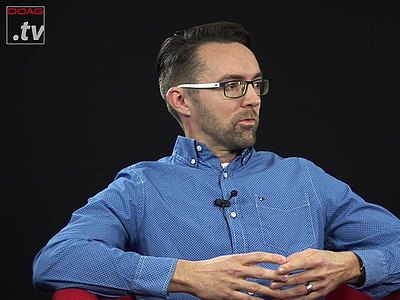 Marco Mischke, Robotron Datenbank Software GmbH, im DOAG.tv-Interview am 21. November 2019 in Nürnberg.