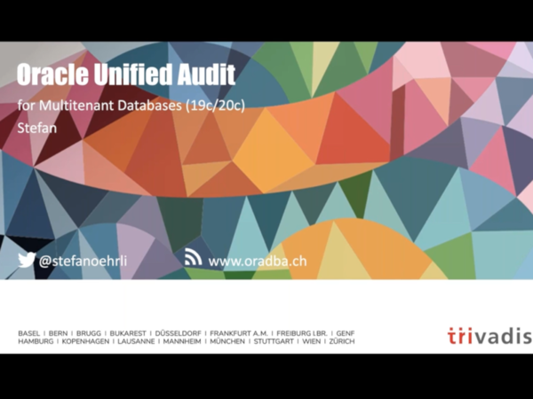 DOAG News DB20 Oehrli