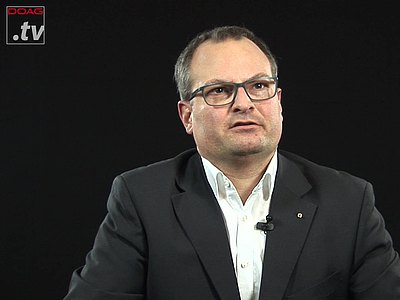 Holger Nicolay im DOAG.tv-Interview zum Thema "Public Cloud"